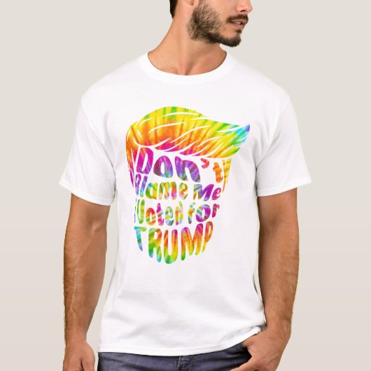トランプに投票したのは私です Tシャツ (正面)