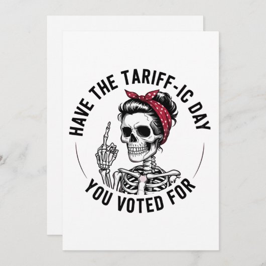 トランプに投票したアンチの日がある シーズンカード (正面/裏面)