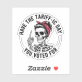 トランプに投票したアンチの日がある シール (シート)