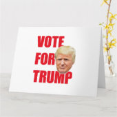 トランプに投票しよう カード (黄色い花)