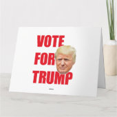 トランプに投票しよう カード (裏面)