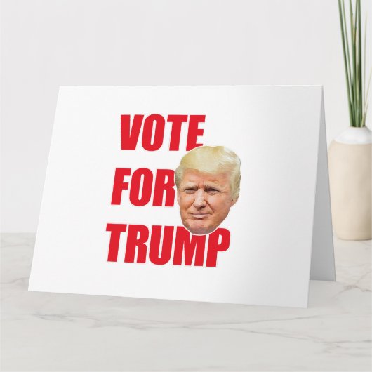 トランプに投票しよう カード (正面)