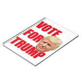 トランプに投票しよう ノートブック (左側)