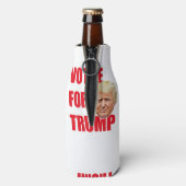 トランプに投票しよう  ボトルクーラー (ボトル裏面)