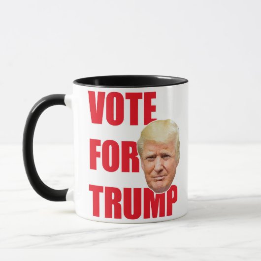 トランプに投票しよう マグカップ (左)