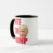トランプに投票しよう マグカップ (正面左)