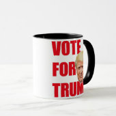 トランプに投票しよう マグカップ (正面右)