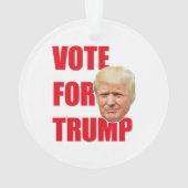 トランプに投票 オーナメント (裏面)