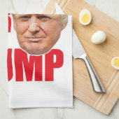 トランプに投票 キッチンタオル (四つ折り)