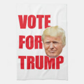 トランプに投票 キッチンタオル (縦)