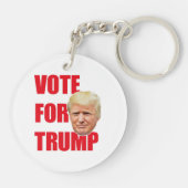 トランプに投票 キーホルダー (裏面)