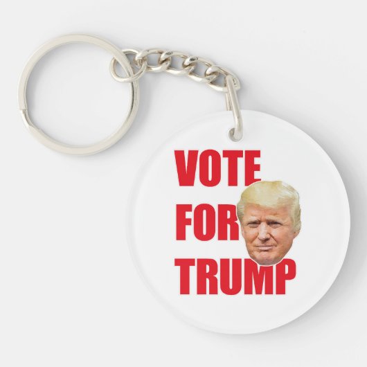トランプに投票 キーホルダー (正面)