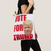 トランプに投票 トートバッグ (クローズアップ)