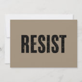 トランプに抗議せよ トランプ反対デモ 反政治的抗議デモ 招待状 (正面)