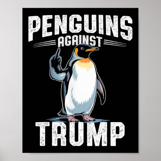 トランプに抵抗するペンギン - ペンギンタックスを実現せよ ポスター (正面)