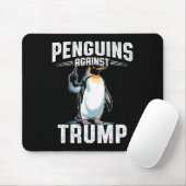 トランプに抵抗するペンギン - ペンギン税を作れ F マウスパッド (マウス)