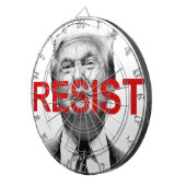 トランプに抵抗する ダーツボード (正面右)