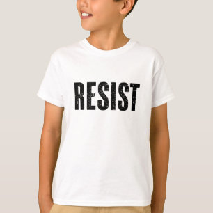トランプに抵抗せよ トランプ反対デモ 反政治的抗議デモ Tシャツ