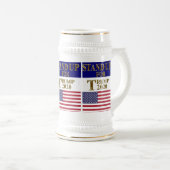 トランプに立ち向かう ビールジョッキ (正面右)