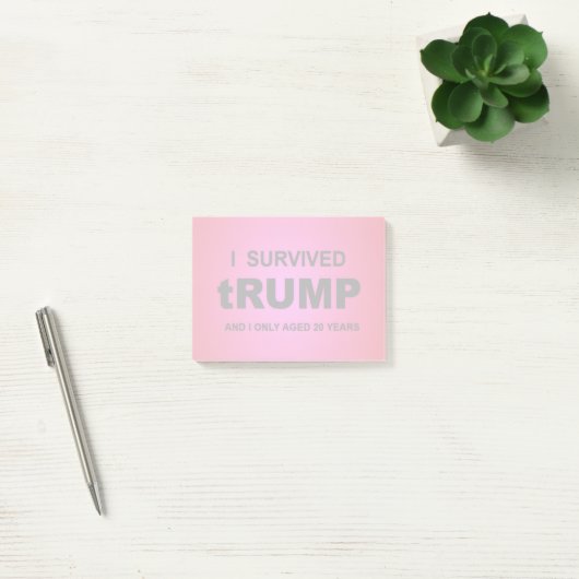 トランプに耐えた ポストイット (オフィス)