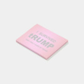 トランプに耐えた ポストイット (アングル)