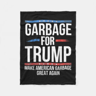 トランプのためにゴミを作るアメリカのゴミをアガ素晴らしー フリースブランケット