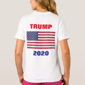 トランプのためのオーストリア系アメリカ人！ Tシャツ (裏面)