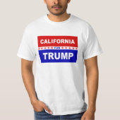 トランプのためのカリフォルニア Tシャツ (正面)