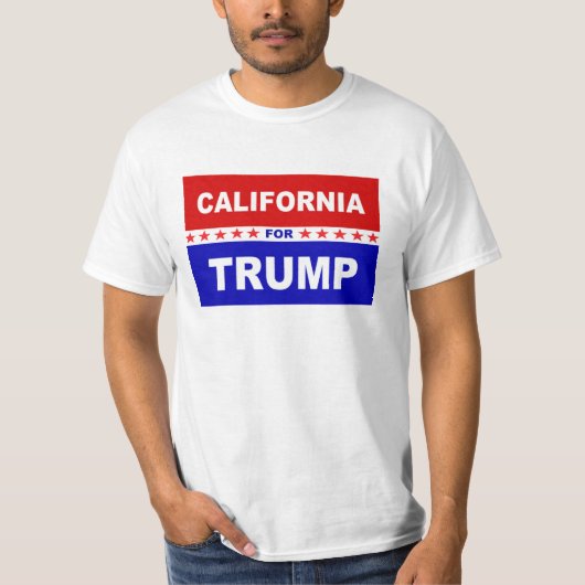 トランプのためのカリフォルニア Tシャツ (正面)