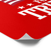 トランプのためのブルーカラーアメリカ人 ポスター (角)