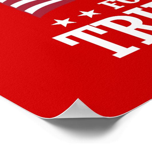 トランプのためのブルーカラーアメリカ人 ポスター (角)