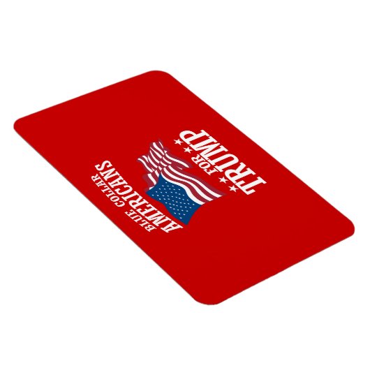 トランプのためのブルーカラーアメリカ人 マグネット (右側)