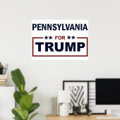 トランプのためのペンシルバニア ポスター (ホームオフィス)