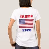 トランプのためのユダヤ系アメリカ人！ Tシャツ (裏面)