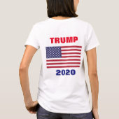 トランプのためのリトアニア系アメリカ人! Tシャツ (裏面)