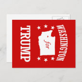 トランプのためのワシントン ポストカード (正面/裏面)