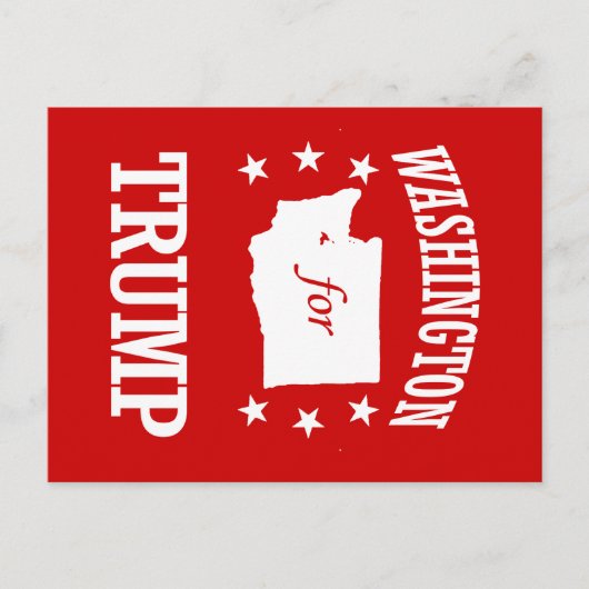 トランプのためのワシントン ポストカード (正面)