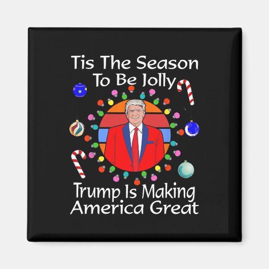 トランプのための季節 マグネット (正面)