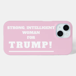 トランプのための強い女性 iPhone 15ケース