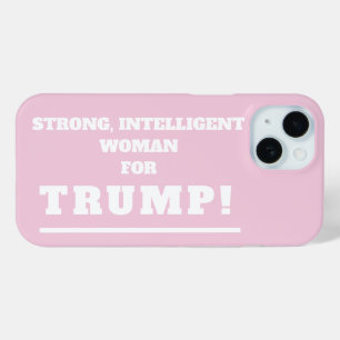 トランプのための強い女性 iPhone 15ケース