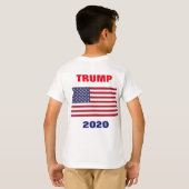 トランプのための韓国系アメリカ人! Tシャツ (裏面フル)