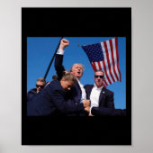 トランプのアメリカのためのトランプの戦いに対するトランプ攻撃 ポスター (正面)