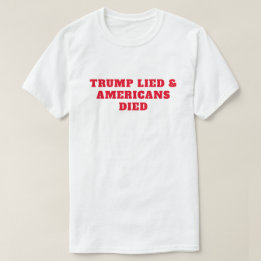 トランプのアメリカ人が死んだ Tシャツ
