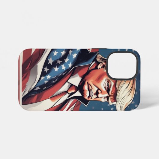 トランプのエピック・アメリカ国旗の電話ケース iPhoneケース (裏面横)