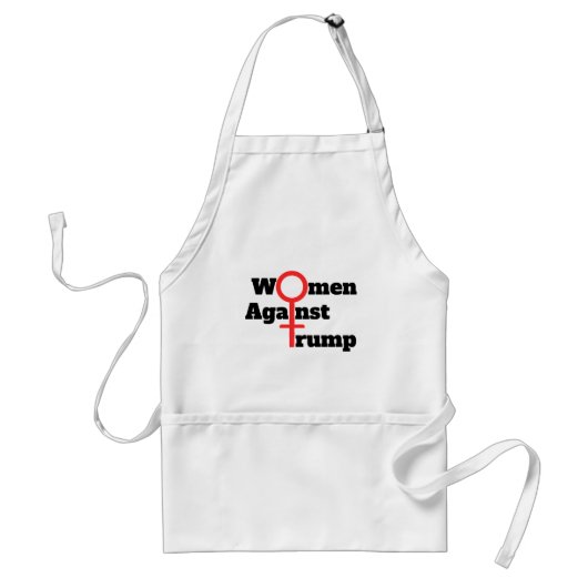 トランプのエプロンに対する女性 スタンダードエプロン (正面)