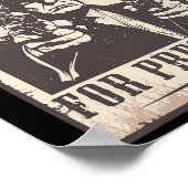 トランプのカウボーイは米国のために欲しかった。2024年社長 ポスター (角)