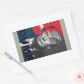 トランプのキャンペーンステッカーをダンプ |アンチドナルド・トランプ 長方形シール (封筒)