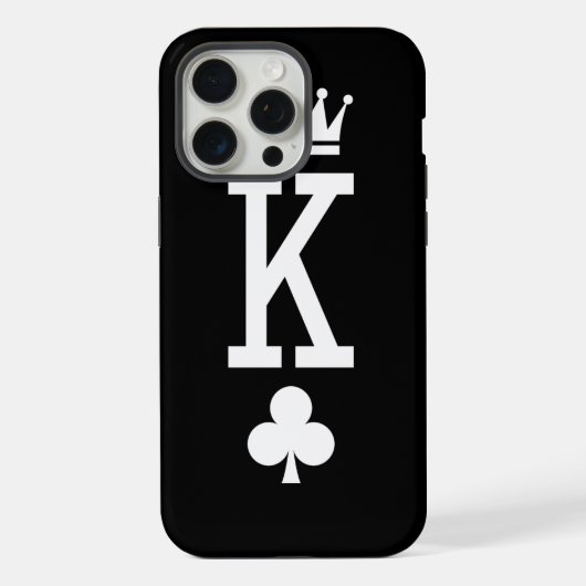 トランプのキング iPhoneケース (裏面)