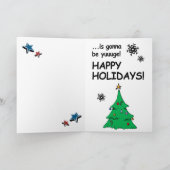 トランプのクリスマスカード – このクリスマスは シーズンカード (内部)