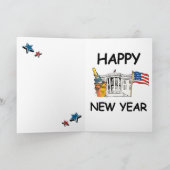 トランプのクリスマスカード – 資本主義メリー- シーズンカード (内部)